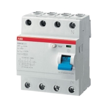 ABB circuit breaker F204 AC-25/0.03 4-pole. 10 kA