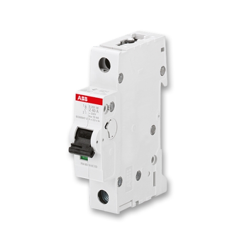 ABB circuit breaker S201 1-pole. 10A B 6kA