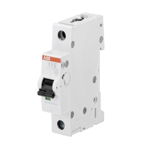 ABB circuit breaker S201 1-pole. 10A C 6kA