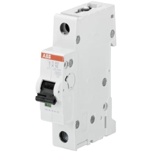 ABB circuit breaker S201 1-pole. 10A to 6kA