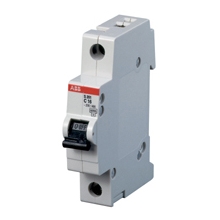 ABB circuit breaker S201 1-pole. 6A to 6kA