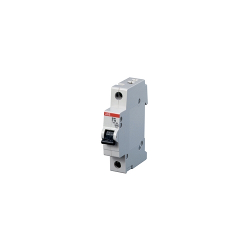 ABB circuit breaker S201 1-pole. 6A to 6kA