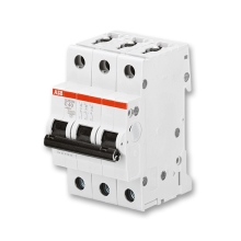 ABB circuit breaker S203 3-pole. 13A B 6kA