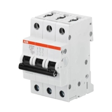 ABB circuit breaker S203M 3-pole. 10A B 10kA