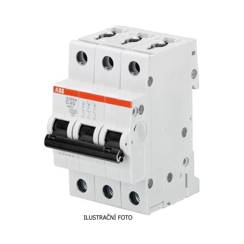 ABB circuit breaker S203M 3-pole. 13A B 10kA