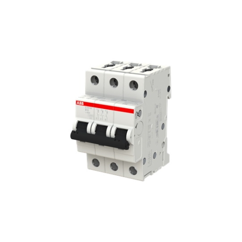 ABB circuit breaker S203M 3-pole. 6A B 10kA