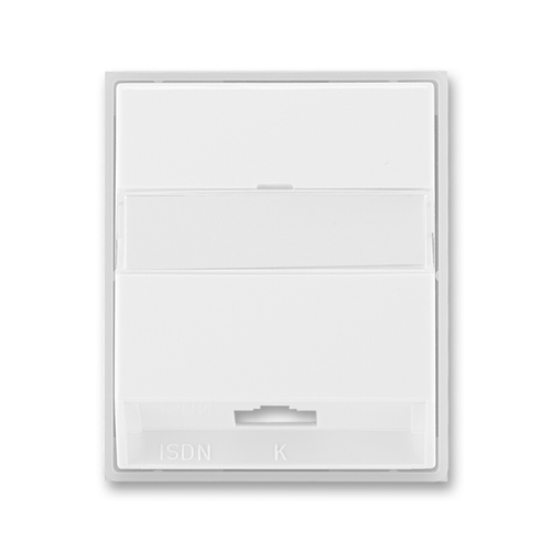 ABB ELEMENT socket cover. ISDN; white/ice white