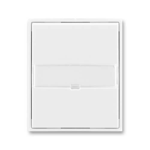 ABB ELEMENT switch cover simple field description; white