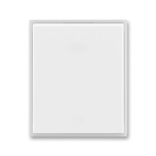 ABB ELEMENT switch cover simple; white/ice white