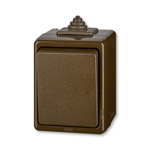 ABB PRAKTIK alternating switch r.6 IP44; brown