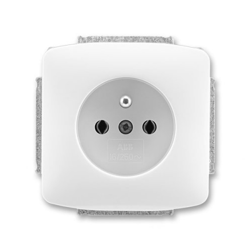 ABB TANGO socket. 1-us. 2P+PE; white