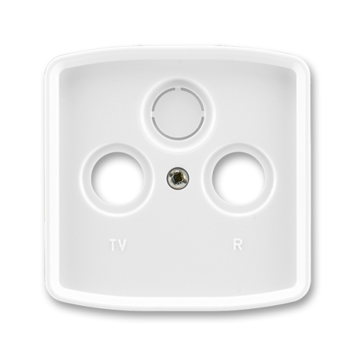 ABB TANGO socket cover. subscription TV+R+SAT; white