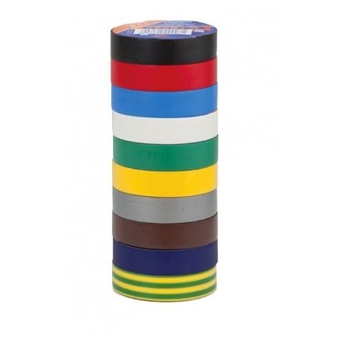 ANTICOR tape.electric insulation.PVC 211.Electrix 15x10; rainbow 10 colors