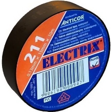 ANTICOR tape. electrical insulation. PVC 211. Electrix 15x10; brown