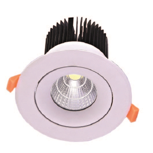 AURALIGHT downlight LED FINDER 14W 1300lm/830/12-60° IP20 50Y; white