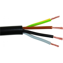 Cable medium rubber CGSG 4x1.5mm (B) H05RR-F; black