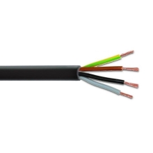 Cable medium rubber CGSG 4x1mm (B) H05RR-F; black