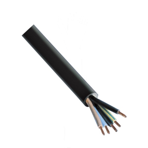 Cable medium rubber CGSG 5x1.5mm (?) H05RR-F; black