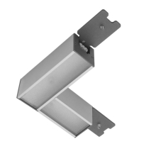 Corner coupling for SBL/R, incl. connections, anodized