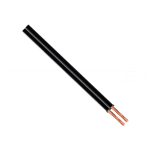 Double-wire cable. unshielded CYH 2x0.5mm (O); black/red