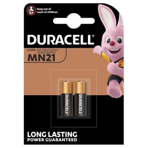 DURACELL alkaline battery MN21/A23; BL2