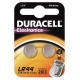 DURACELL alkaline button battery LR44/A76; BL2