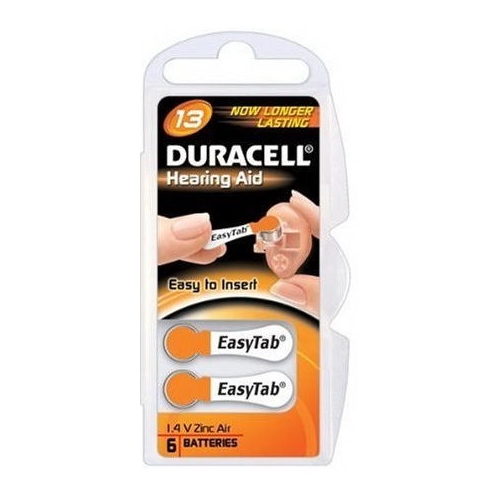 DURACELL batteries for hearing aids DA 13 Activair 6 pcs