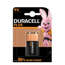 DURACELL battery alkaline PLUS NEW 9V/6LR61/MN1604 ;BL1