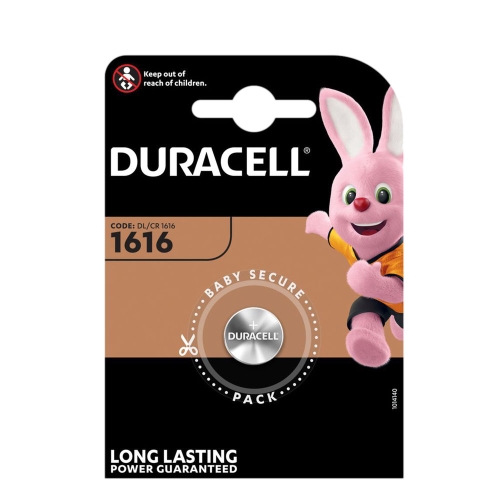 DURACELL lithium battery CR1616/DL1616; BL1