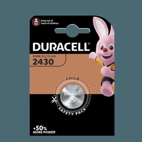 DURACELL lithium battery CR2430/DL2430; BL1