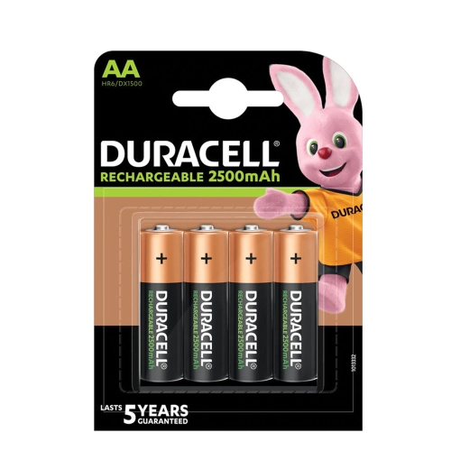 DURACELL rechargeable battery STAY.CHARGED 2500mAh AA/HR6 ;BL4