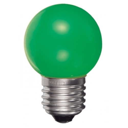 DURALAMP LED chandelier Ping Ball P45 0.5W/E27 240V green