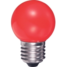 DURALAMP LED chandelier Ping Ball P45 0.5W/E27 240V red