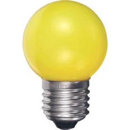 DURALAMP LED chandelier Ping Ball P45 0.5W/E27 240V yellow