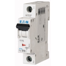 EATON circuit breaker PL6 1-pole. 10A B 6kA