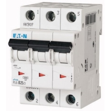 EATON circuit breaker PL6 3-pole. 25A B 6kA