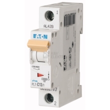 EATON circuit breaker PL7 1-pole. 13A B 10kA