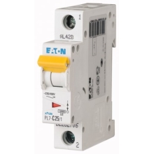 EATON circuit breaker PL7 1-pole. 25A B 10kA