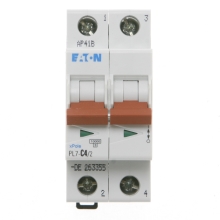 EATON circuit breaker PL7 1-pole. 4A C 10kA