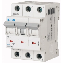 EATON circuit breaker PL7 3-pole. 16A B 10kA