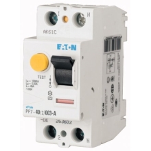 EATON current protector 2-pole 25A 30mA /263577/ 10kA