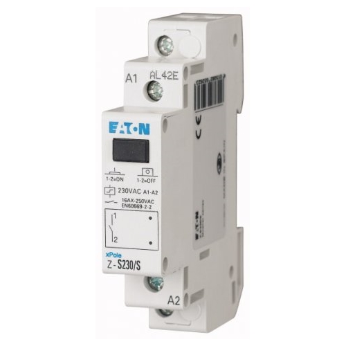 EATON relay. impulse 1-ON 230V Z-S230/S ; button