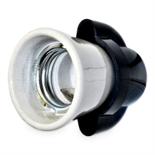 ELEMAN pendant socket E27 black-white 1332-407 ;