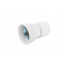 ELEMAN socket E27 ceramic M10 white Code: 1332-837