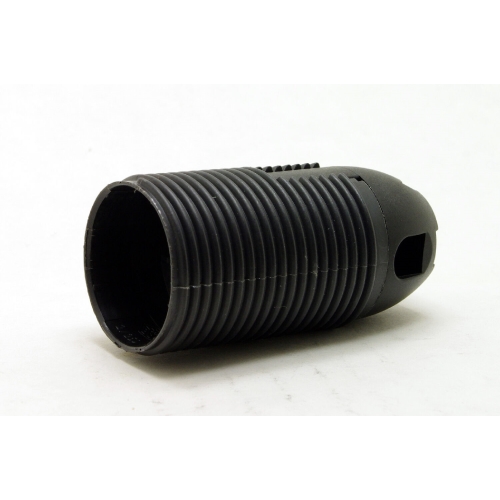 ELEMAN socket plastic. external thread E14 black;