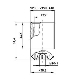 ELEMAN socket plastic. external thread E27 white; Code: 271