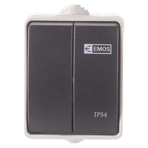 EMOS AC wall switch 250V/10 IP54 series no.5 chandelier