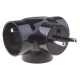 EMOS adapter.hub. 3x round E2010 Code: P0030