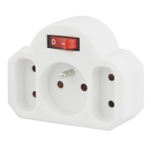 EMOS adapter.hub. 3x with switch Code: P0029