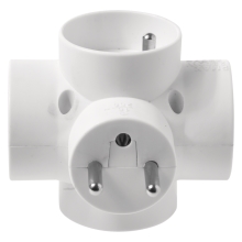 EMOS adapter.hub. 4x round Code: P0040